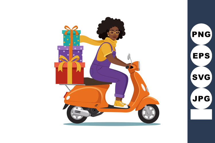 Scooter Clipart Image 5
