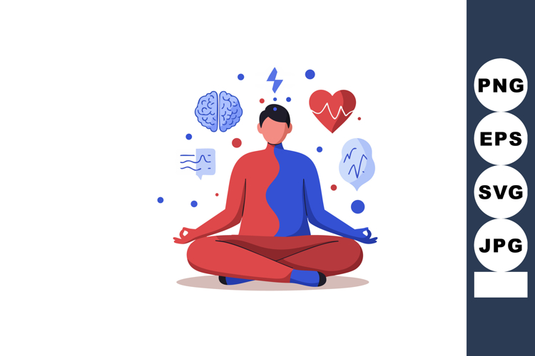 Meditation Silhouette Image 6