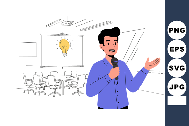 Speaker Clipart Image 17
