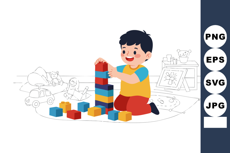 Blocks Clipart Image 5