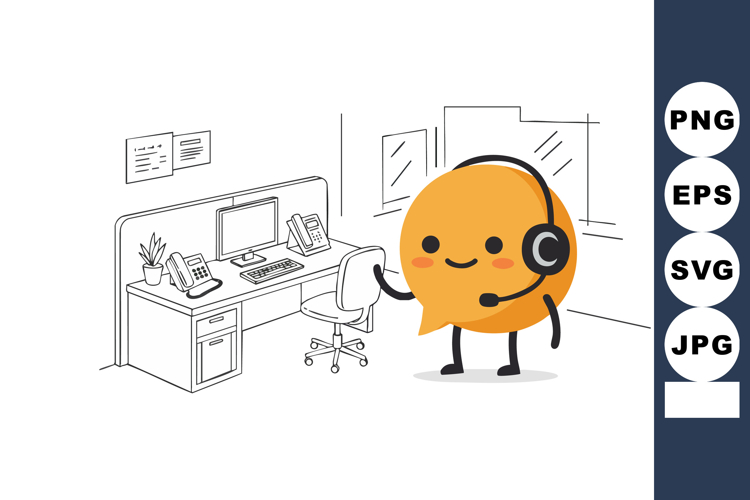 Headset Clipart Image 6