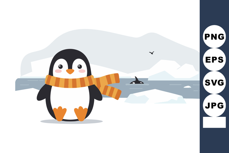 Penguin Clipart Image 5
