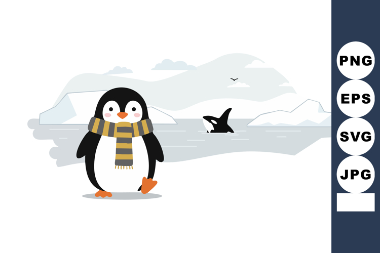 Penguin Clipart Image 4