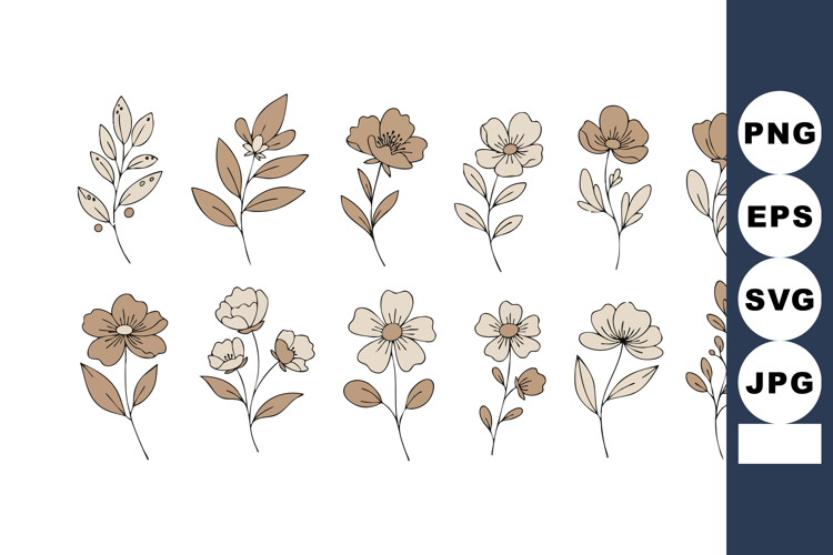 Floral Vector Image 12