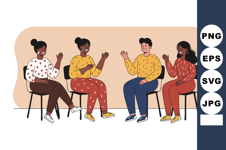 Group Of People Clipart Image 18