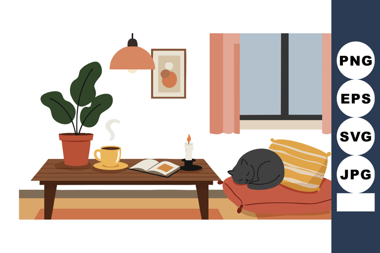 Curtains Clipart Image 20