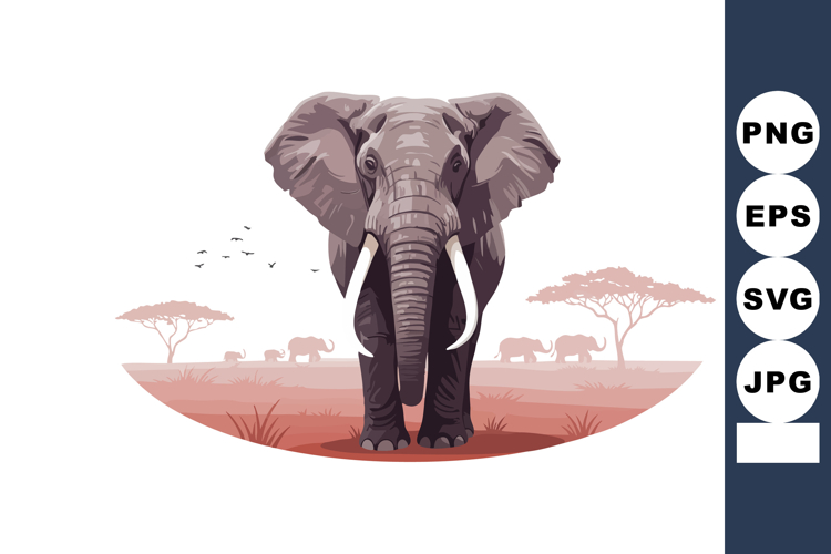 Elephant Clipart Image 24