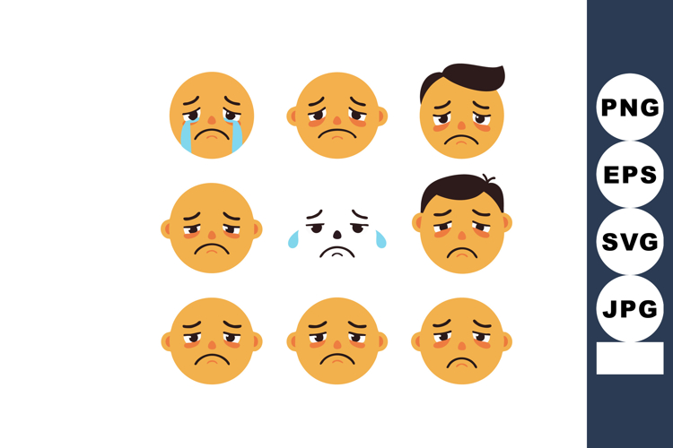 Sad Face Emoji
