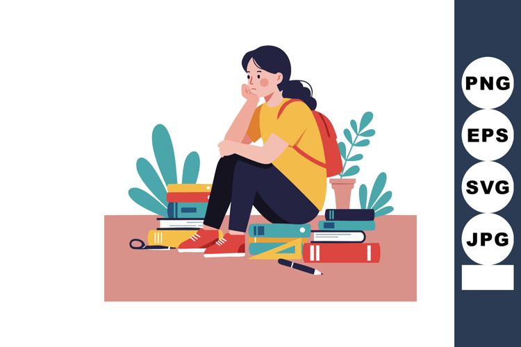 Studying Clipart Image 13