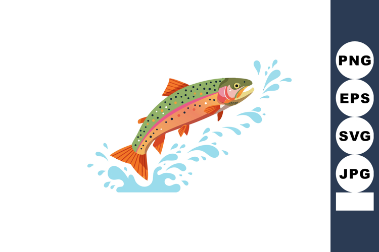 Trout Clipart Image 5