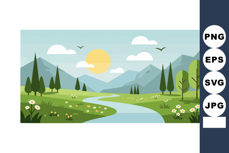 Valley Clipart Image 15