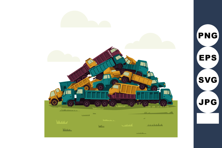 Dump Truck Clipart Image 5