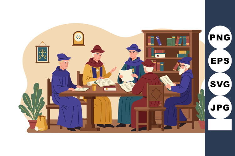 Bookshelf Clipart Image 19