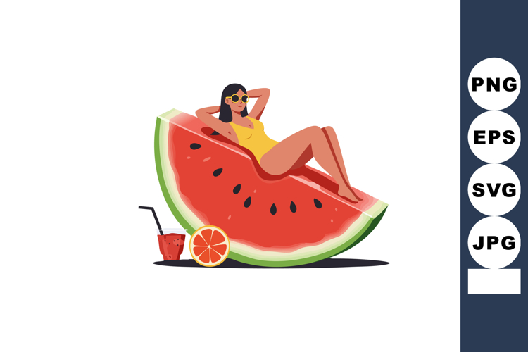 Watermelon Clipart Image 8