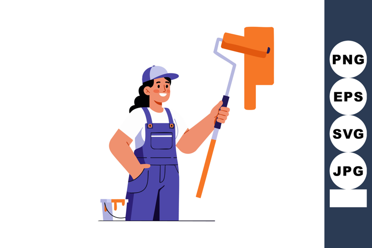 Painter Clipart Image 8