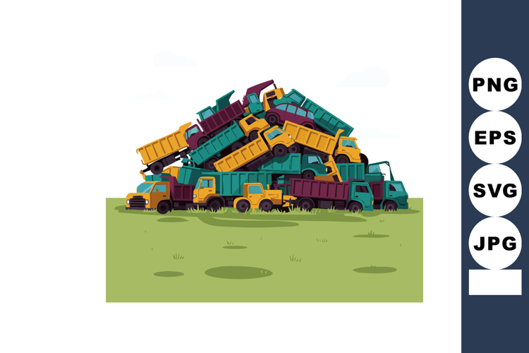Dump Truck Clipart Image 4