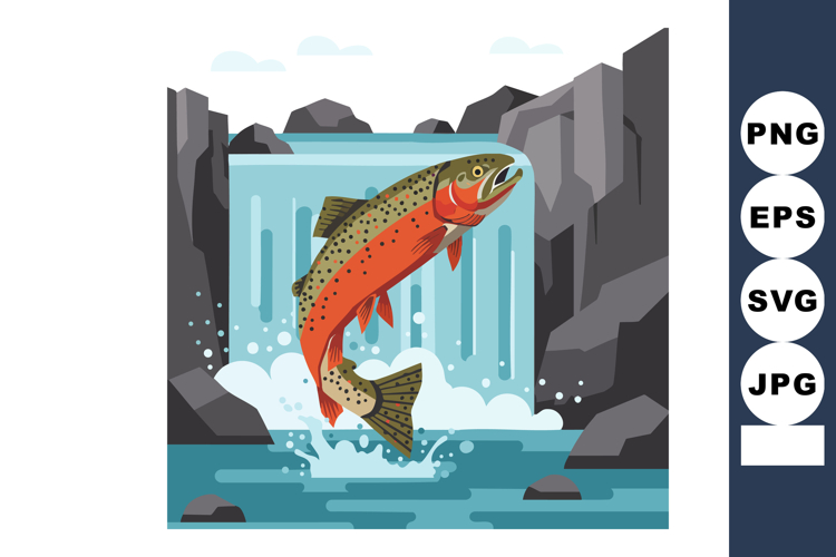 Trout Clipart Image 9