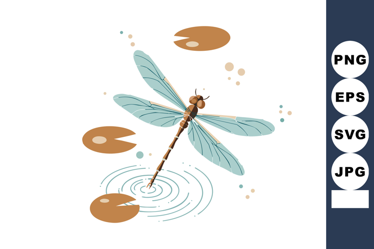 Dragonfly Clipart Image 19