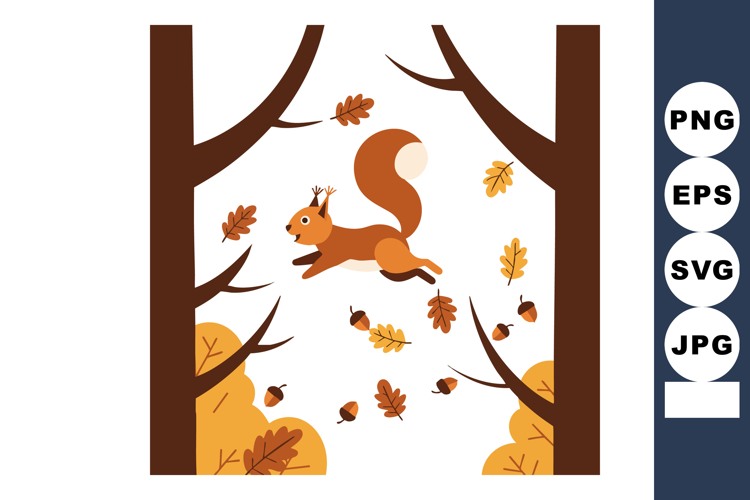 Squirrel Clipart Image 11