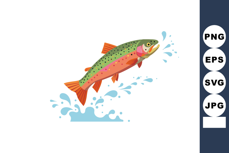 Trout Clipart Image 7