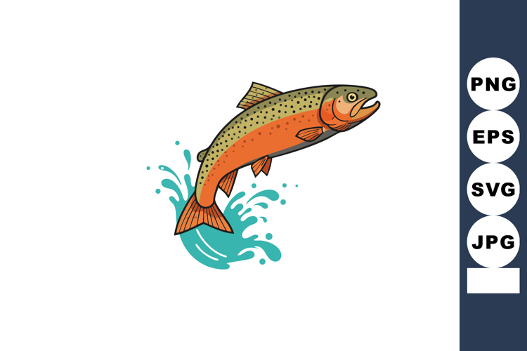 Trout Clipart Image 6
