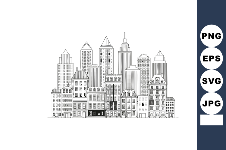 Skyline Clipart Image 13