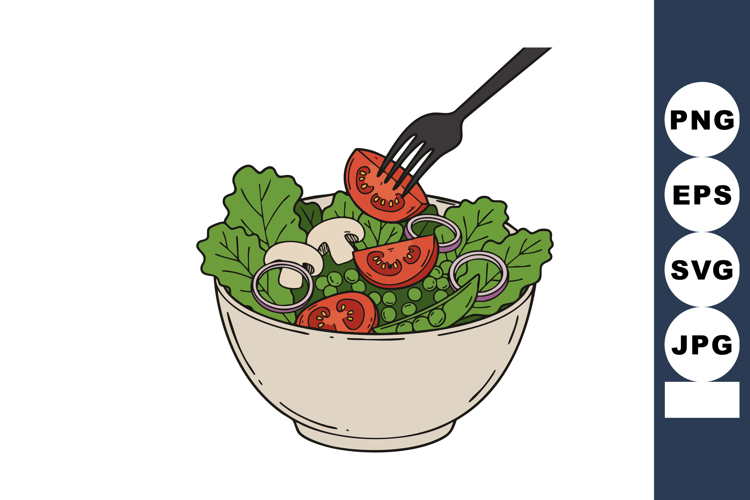 Salad Clipart Image 21