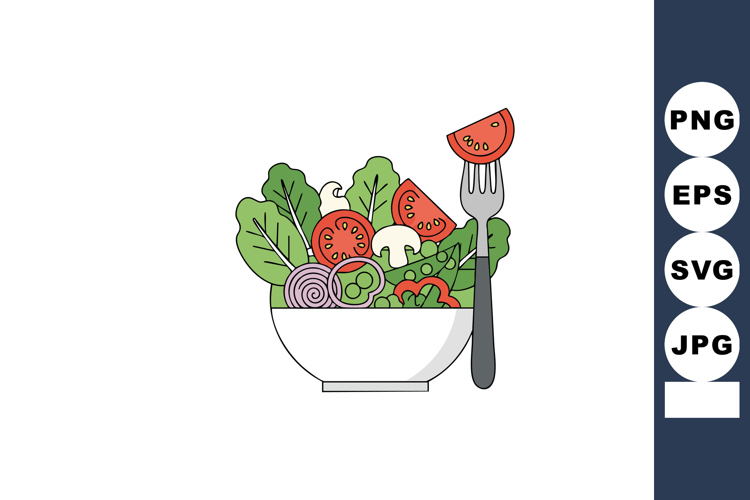 Salad Clipart Image 17