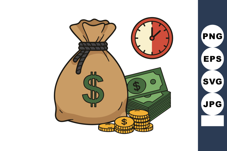 Coins Clipart Image 9
