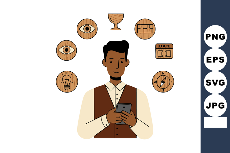 Smartphone Clipart Image 10