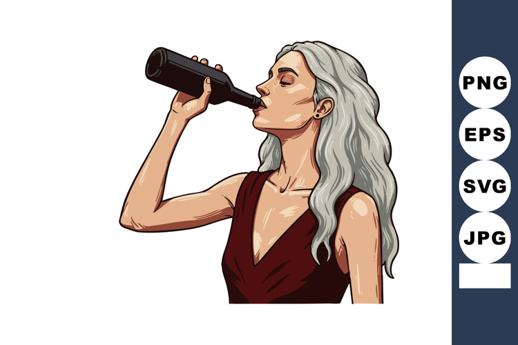 Alcohol Bottle Clipart Image 10