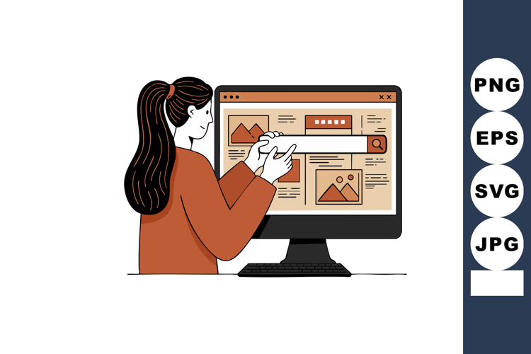 Computer Screen Clipart Image 14