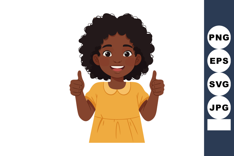 Curly Hair Clipart Image 13