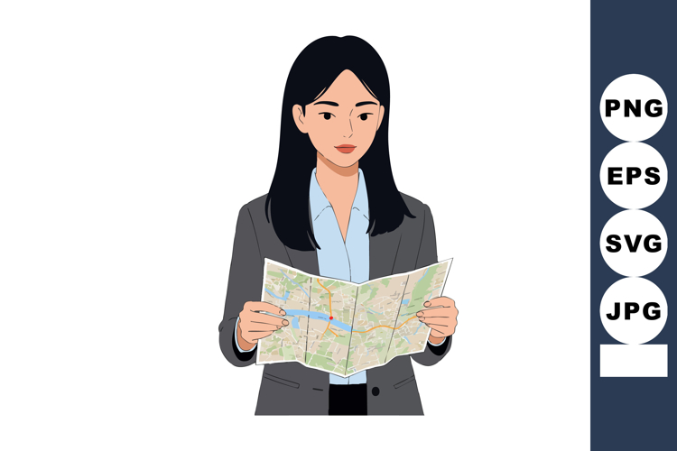 Map Clipart Image 7