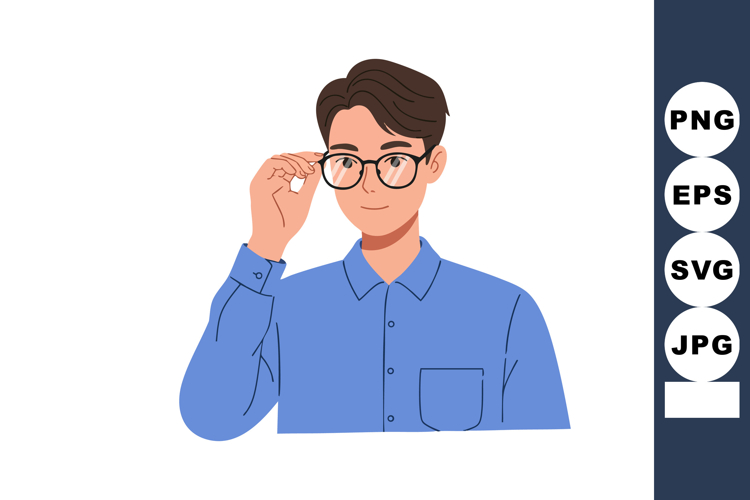 Glasses Vector Image 7