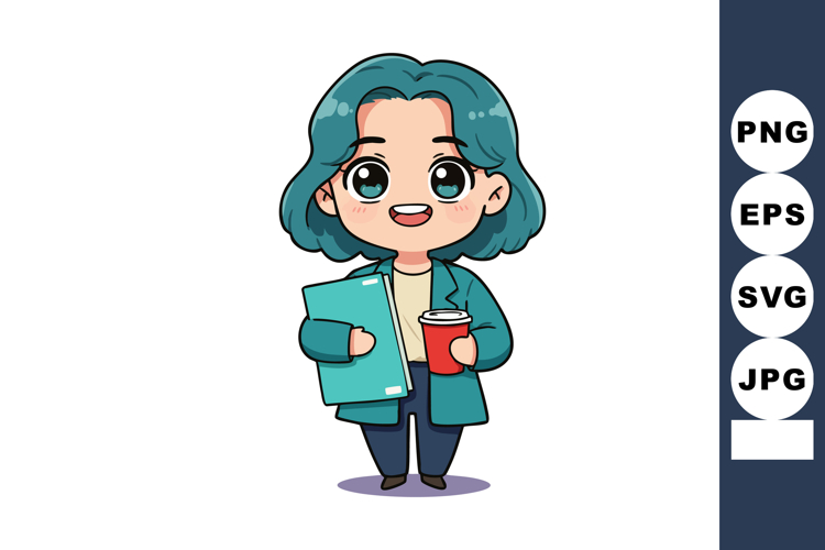 Cute Coffee Cup Clipart Image 22