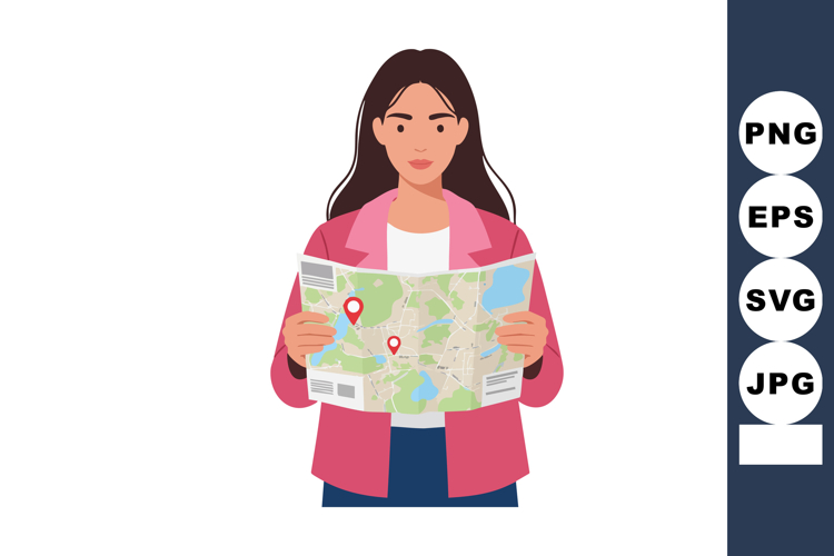 Map Clipart Image 9