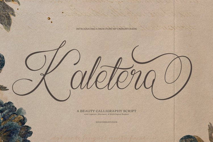 Kaletero | Calligraphy Script