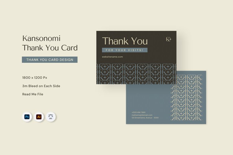 Kansonomi - Thank You Card