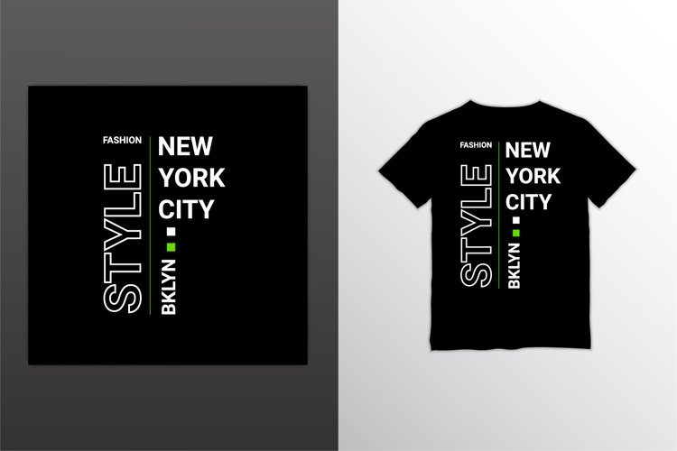 New york city writing design, suitable for screen printing example image 1