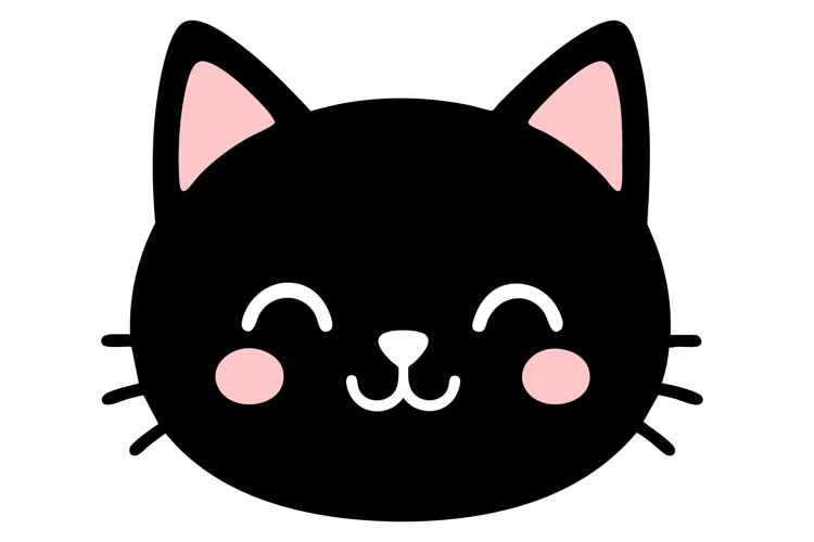 Kawaii Cat Svg