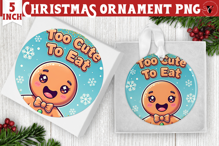 Cute Christmas ornament | Kawaii Pink Xmas