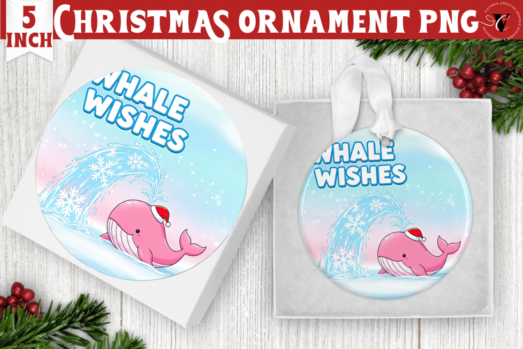 Cute Christmas ornament | Kawaii Pink Xmas