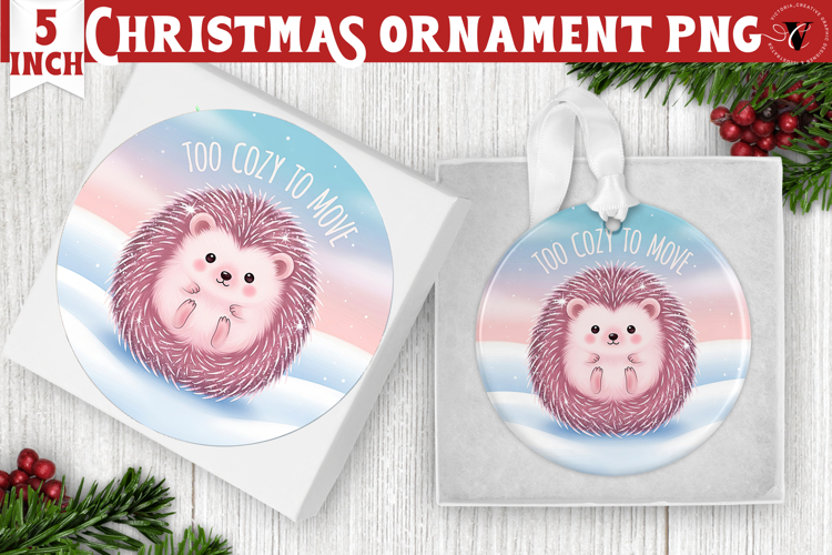 Cute Christmas ornament | Kawaii Pink Xmas