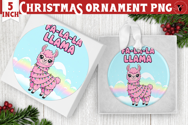 Cute Christmas ornament | Kawaii Pink Xmas