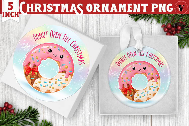 Cute Christmas ornament | Kawaii Pink Xmas