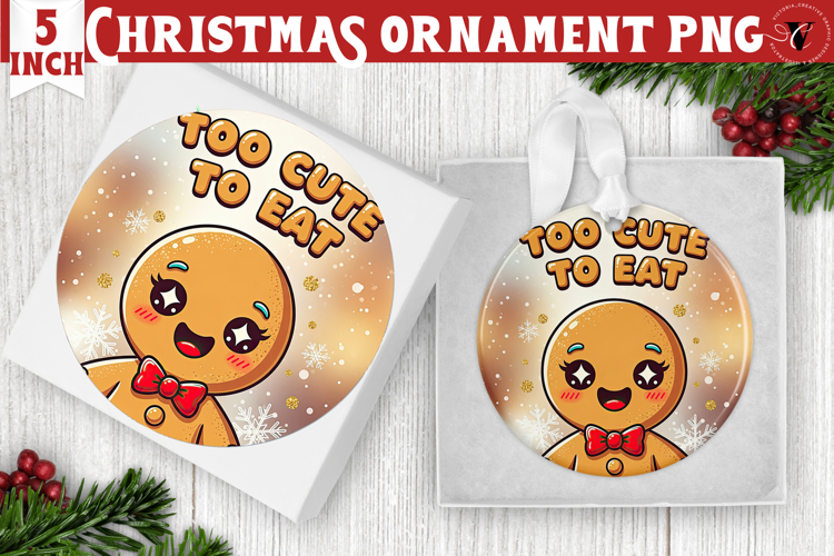 Cute Christmas ornament | Kawaii Pink Xmas