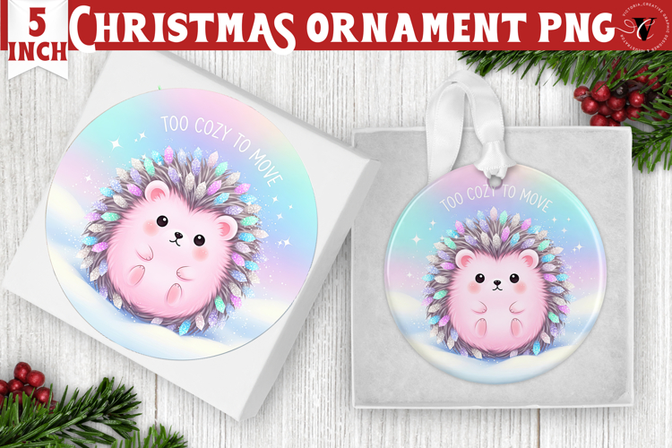 Cute Christmas ornament | Kawaii Pink Xmas