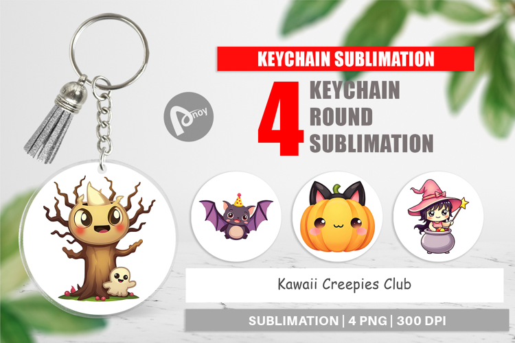Keychain Kawaii Creepy Club