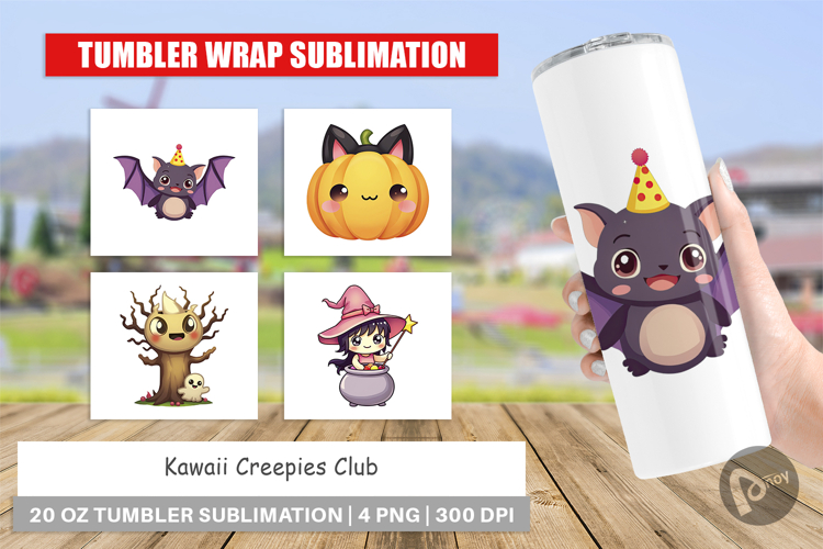 Halloween Tumbler Wrap Image 19